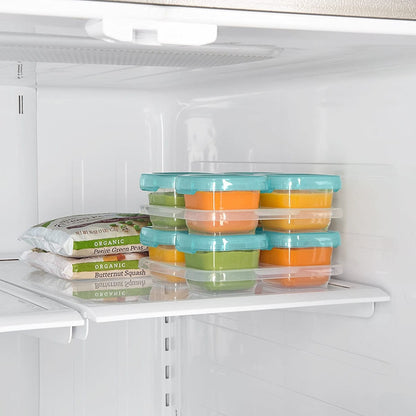 OXO Tot Baby Blocks Freezer Storage Containers, 4 oz - Aqua - 61114600