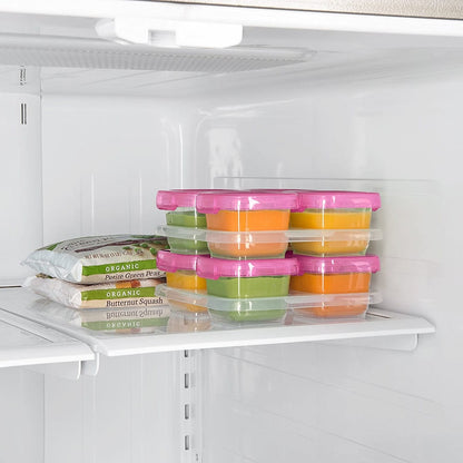 OXO Tot Baby Blocks Freezer Storage Containers, 4 oz - Pink - 61114500