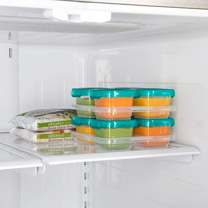 OXO Tot Baby Blocks Freezer Storage Containers, 4 oz - Teal - 61130000