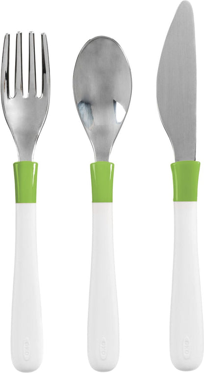 OXO Tot Big Kid Cutlery Set - Green - 6131600