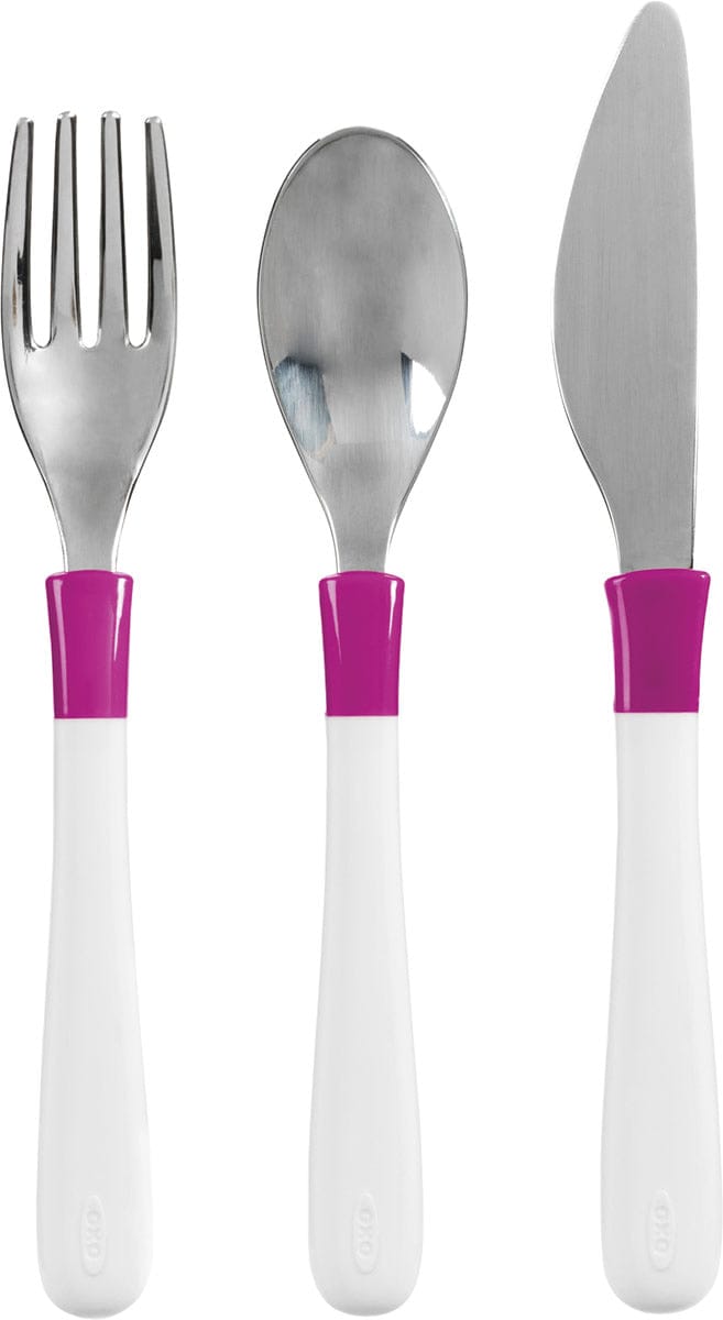 OXO Tot Big Kid Cutlery Set - Pink - 6131900