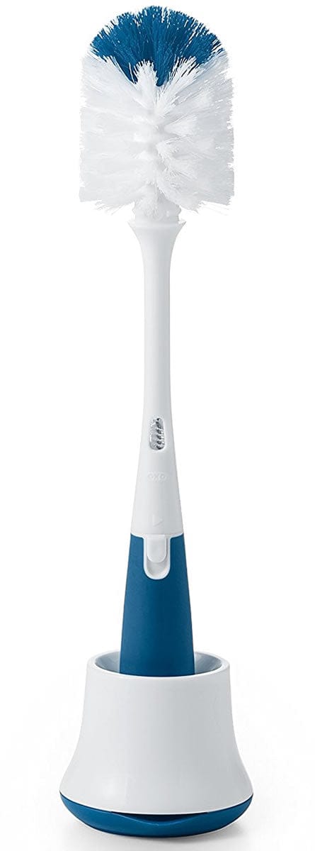 OXO Tot Bottle Brush with Nipple Cleaner & Stand - Navy - 62122800