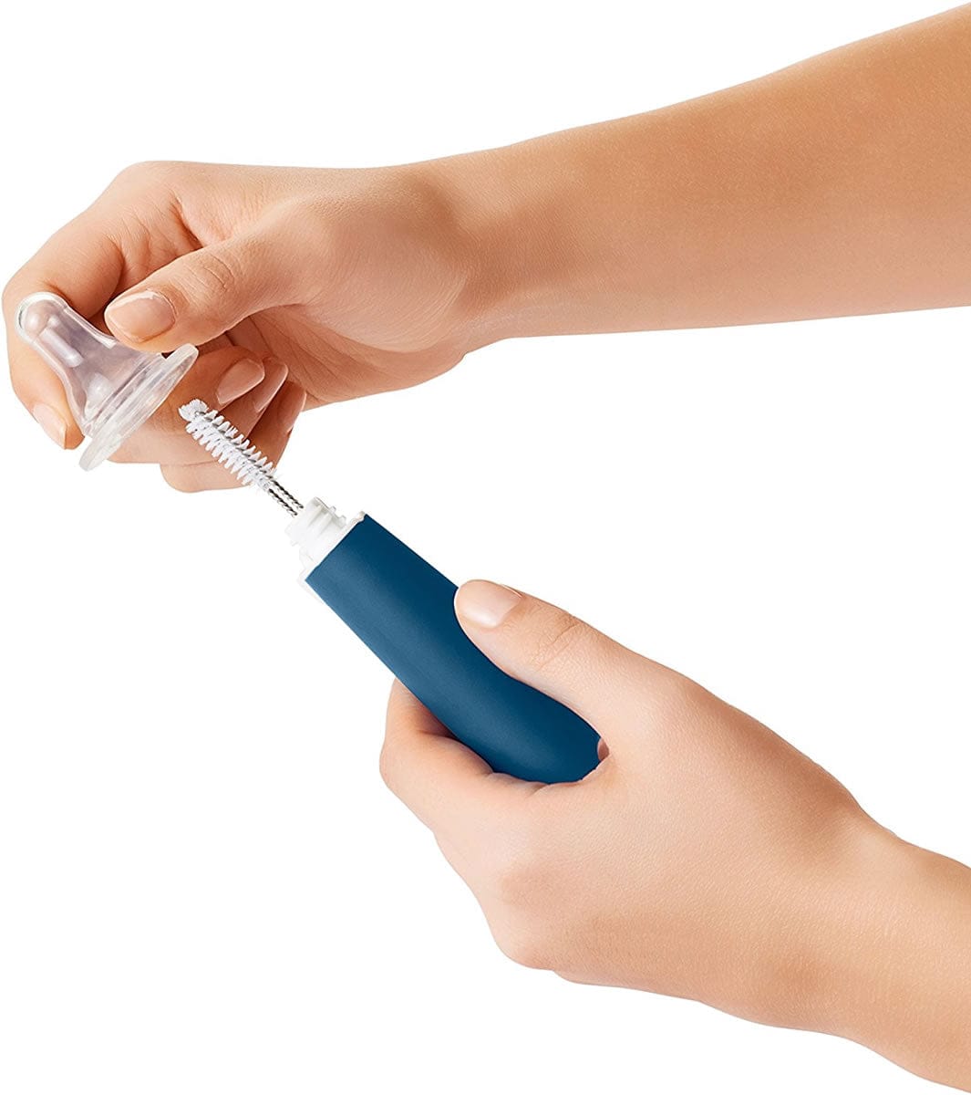 OXO Tot Bottle Brush with Nipple Cleaner & Stand - Navy - 62122800