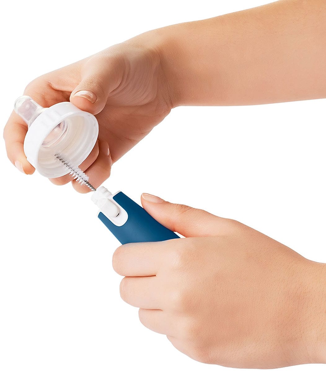 OXO Tot Bottle Brush with Nipple Cleaner & Stand - Navy - 62122800