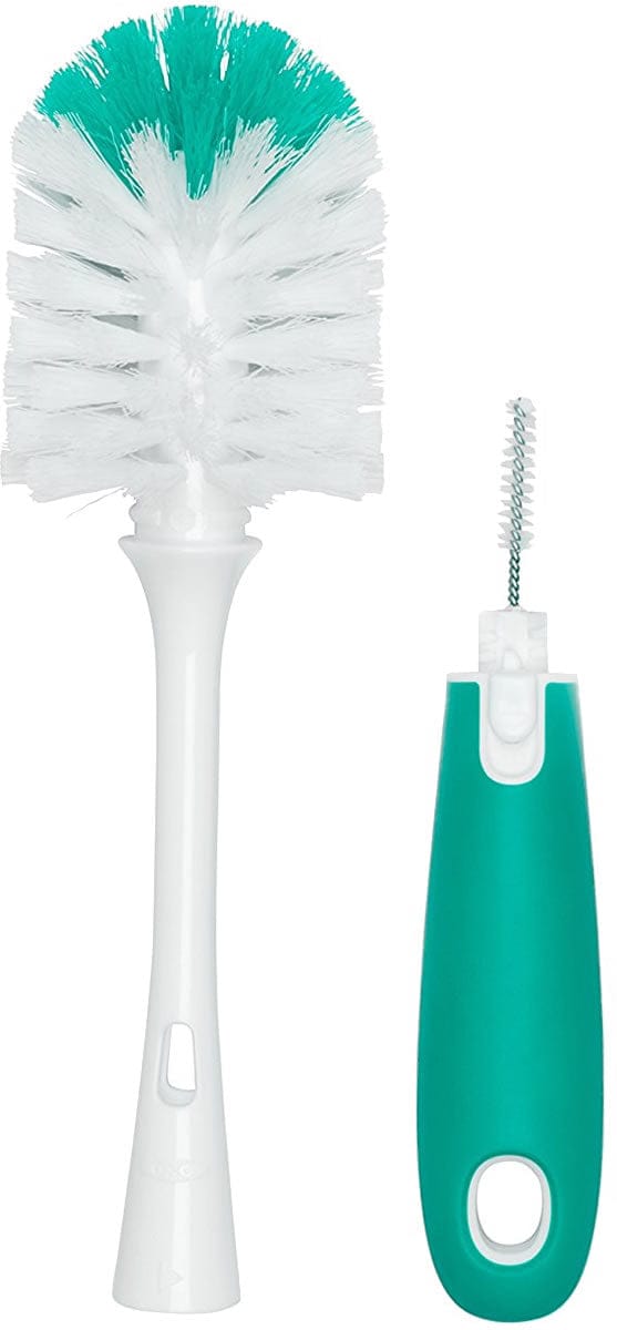 OXO Tot Bottle Brush with Nipple Cleaner & Stand - Teal - 62122600