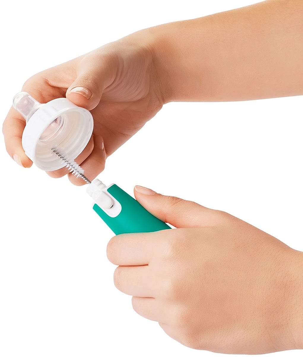 OXO Tot Bottle Brush with Nipple Cleaner & Stand - Teal - 62122600