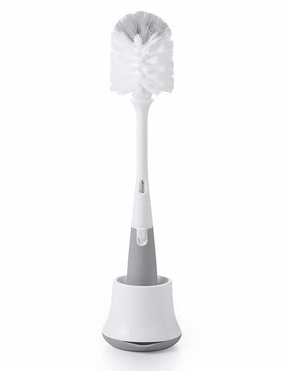 OXO Tot Bottle Brush with Nipple Cleaner & Stand - Gray