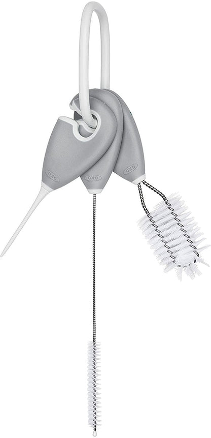 OXO Tot Cleaning Set For Straw & Sippy Cup - Gray - 62123200