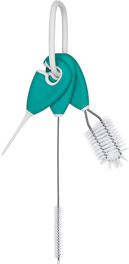 OXO Tot Cleaning Set For Straw & Sippy Cup - Teal - 62123100