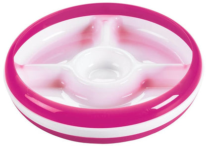 OXO Tot Divided Plate in Pink - 6125600