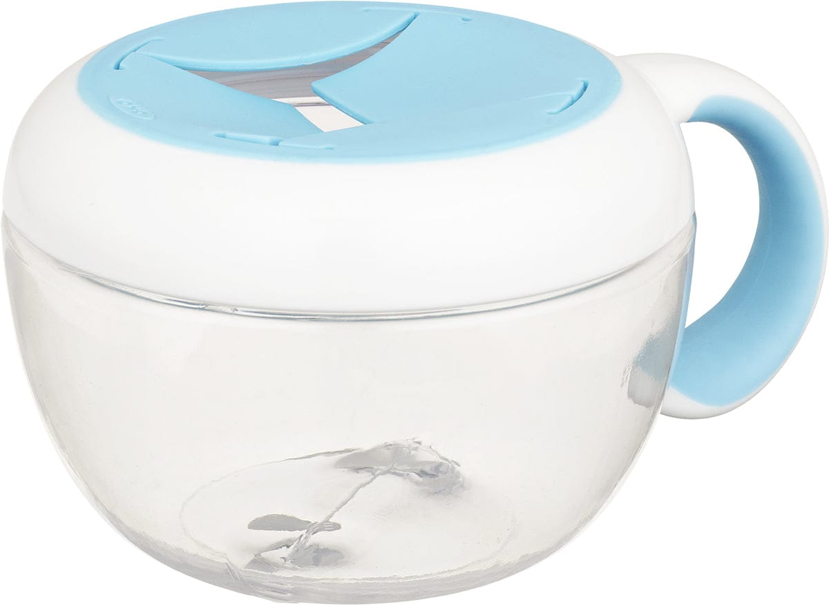 OXO Tot Flippy Snack Cup With Travel Cover - Aqua - 6114000