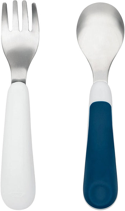 OXO Tot Fork & Spoon Set - Navy - 61132300