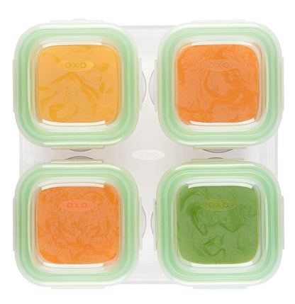 OXO Tot Glass Baby Blocks, 4 oz - Green - 61114800