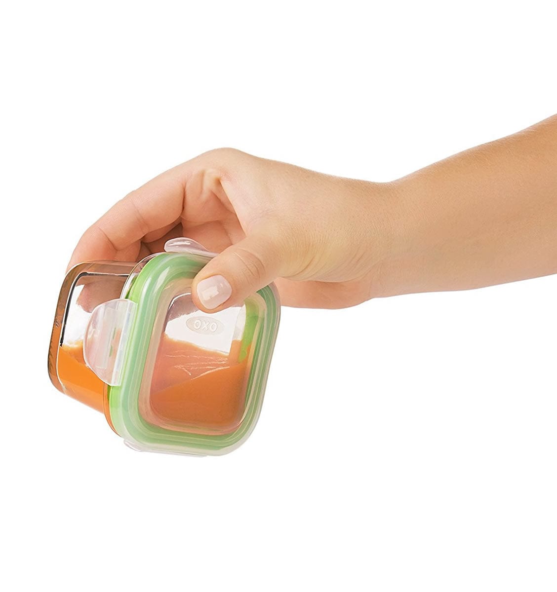 OXO Tot Glass Baby Blocks, 4 oz - Green - 61114800