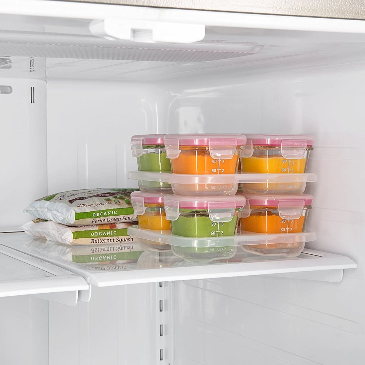 OXO Tot Glass Baby Blocks, 4 oz - Pink - 61114700