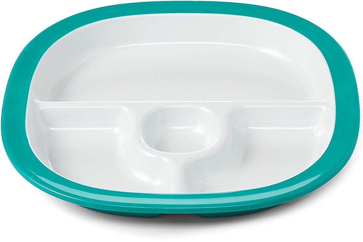 OXO Tot Melamine Divided Plate - Teal - 61126900
