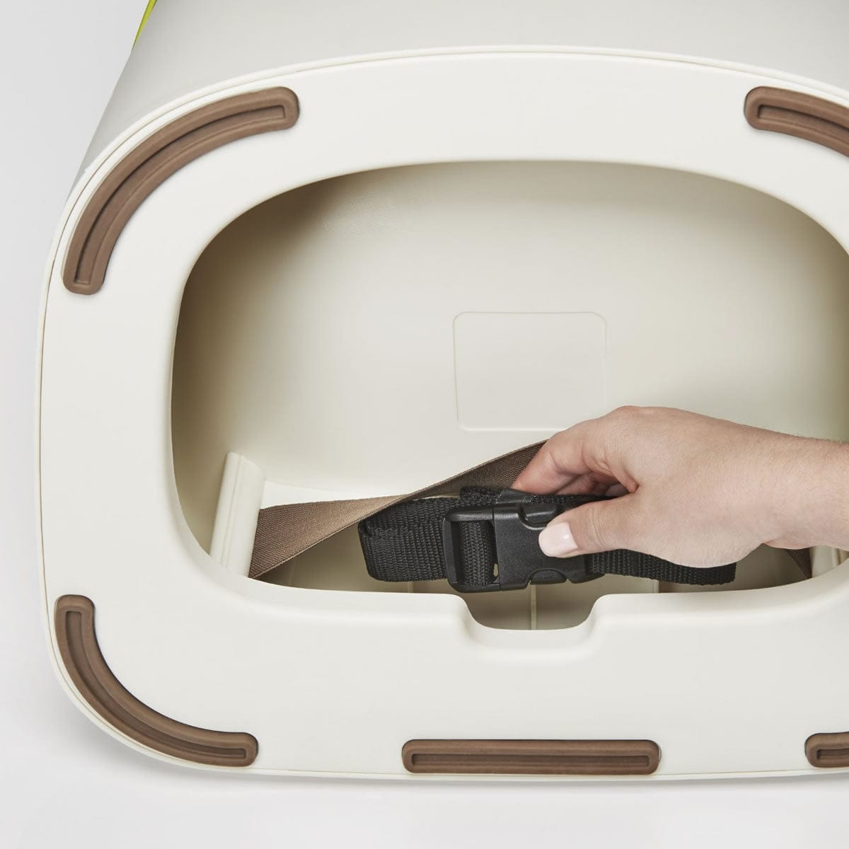 OXO Tot Nest Portable Booster Chair with Straps - Taupe - 6388602