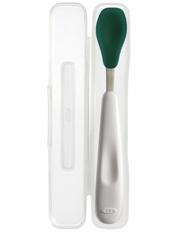 OXO Tot On-the-Go Feeding Spoon - Dark Green - 6147400