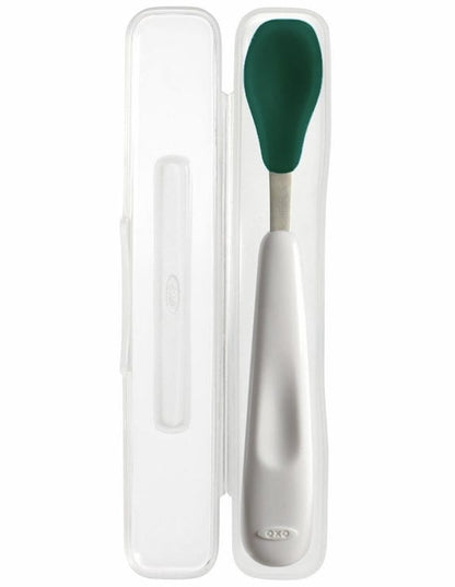 OXO Tot On-the-Go Feeding Spoon - Dark Green - 6147400