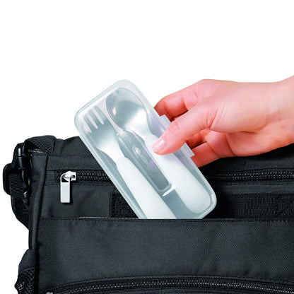 OXO Tot On-the-Go Fork & Spoon Set - Pink - 61103700