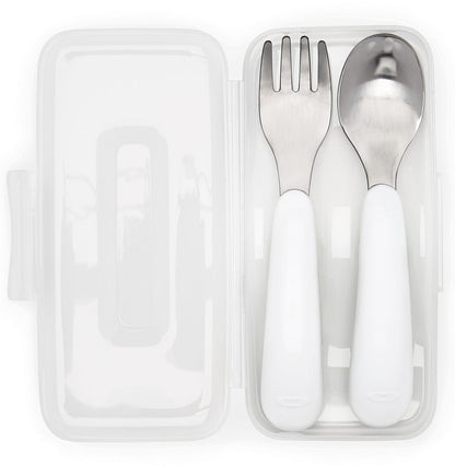 OXO Tot On-the-Go Fork & Spoon Set - Pink - 61103700