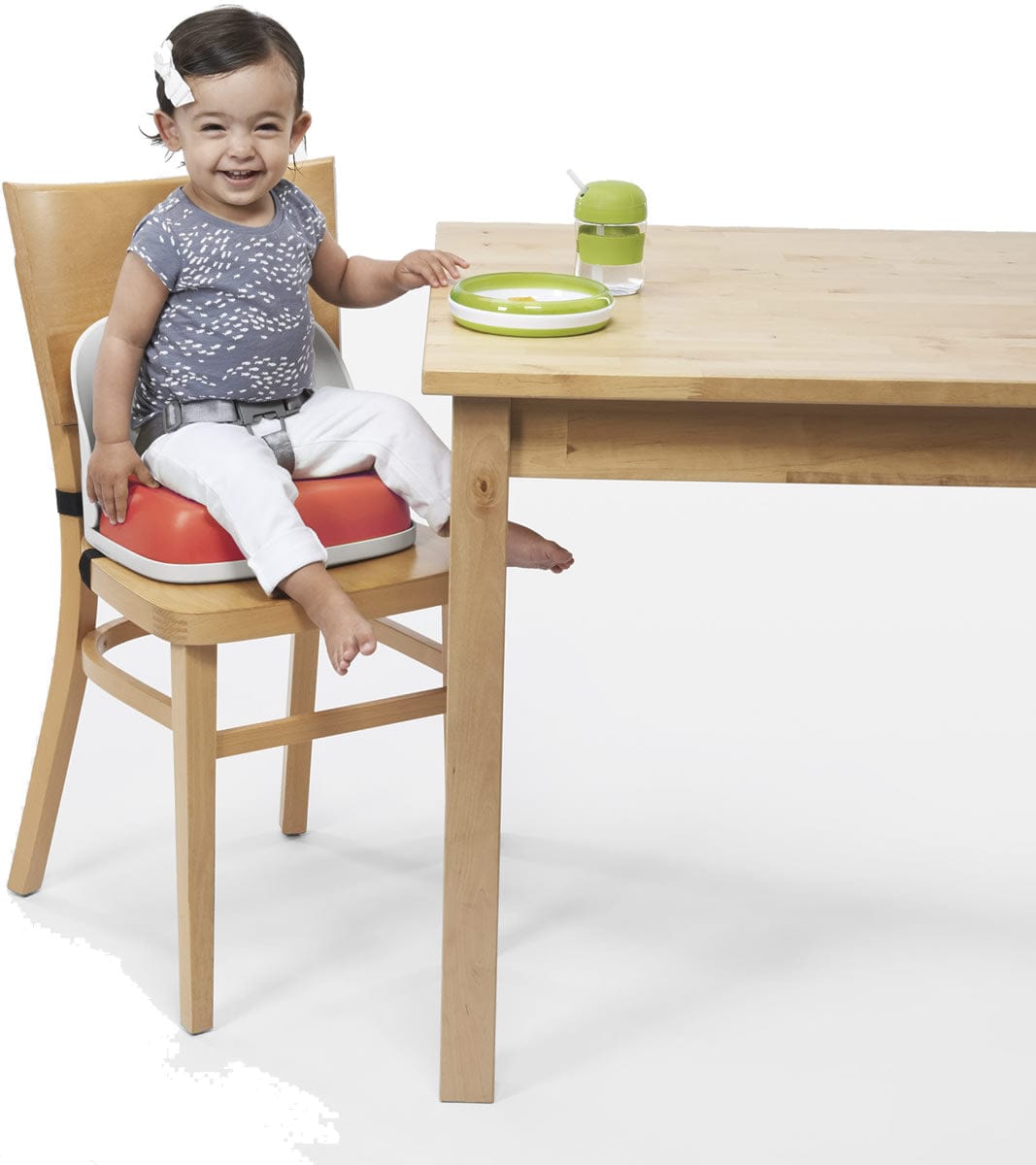 OXO Tot Perch Portable Booster Chair with Straps - Orange - 6367000