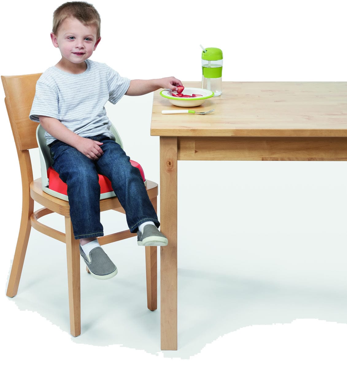 OXO Tot Perch Portable Booster Chair with Straps - Orange - 6367000