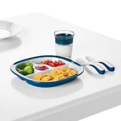 OXO Tot Plastic Fork & Spoon Multipack - Navy - 61128000