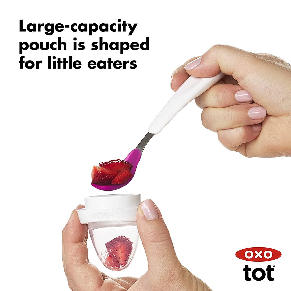 OXO Tot Silicone Self-Feeder 2 Pack - Teal / Navy - 61147500