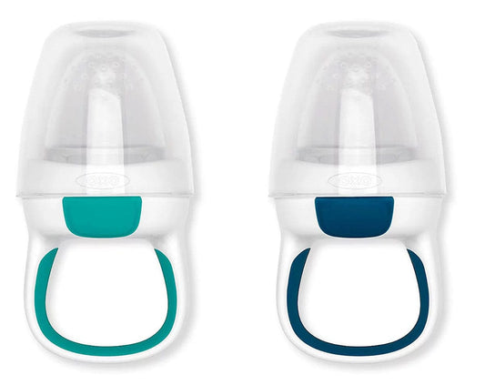 OXO Tot Silicone Self-Feeder 2 Pack - Teal / Navy - 61147500