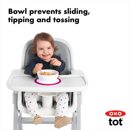 OXO Tot Stick & Stay Bowl - Pink - 61120500
