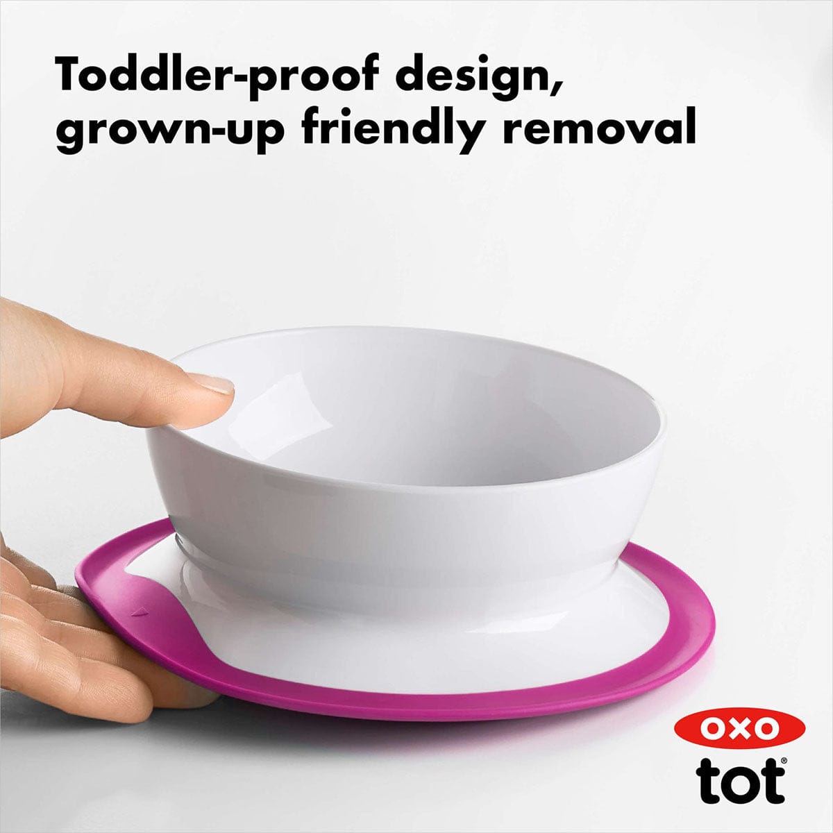 OXO Tot Stick & Stay Bowl - Pink - 61120500