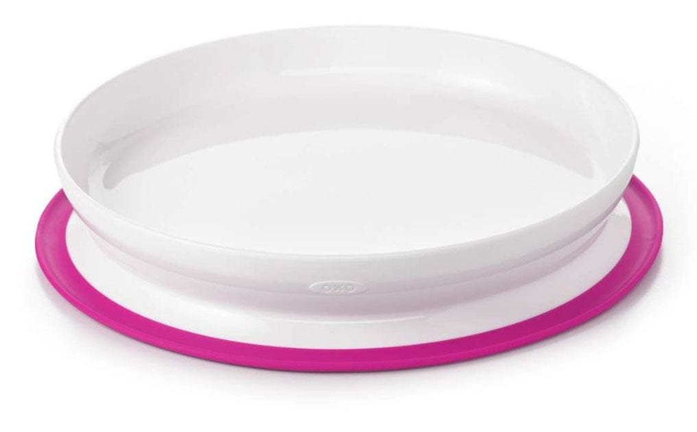 OXO Tot Stick & Stay Plate - Pink - 61120800