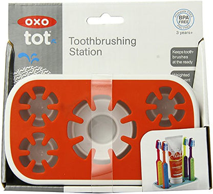 OXO Tot Toothbrushing Station in Orange - 6138900