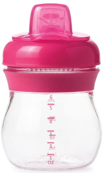 OXO Tot Transitions Soft Spout Sippy Cup, 6 oz - Pink - 6127500