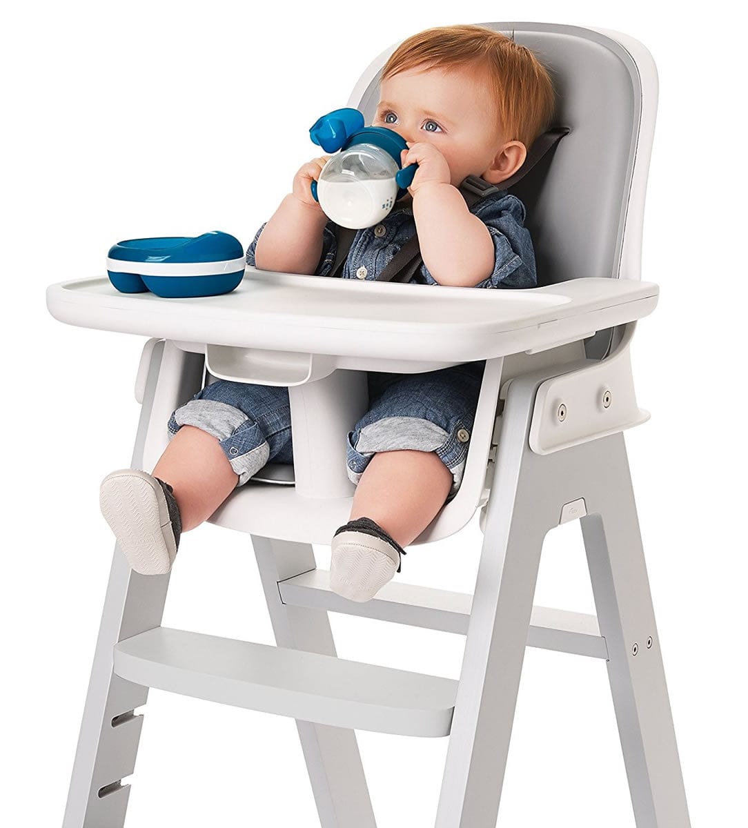 OXO Tot Transitions Soft Spout Sippy Cup Set, 6 oz - Navy - 61127600