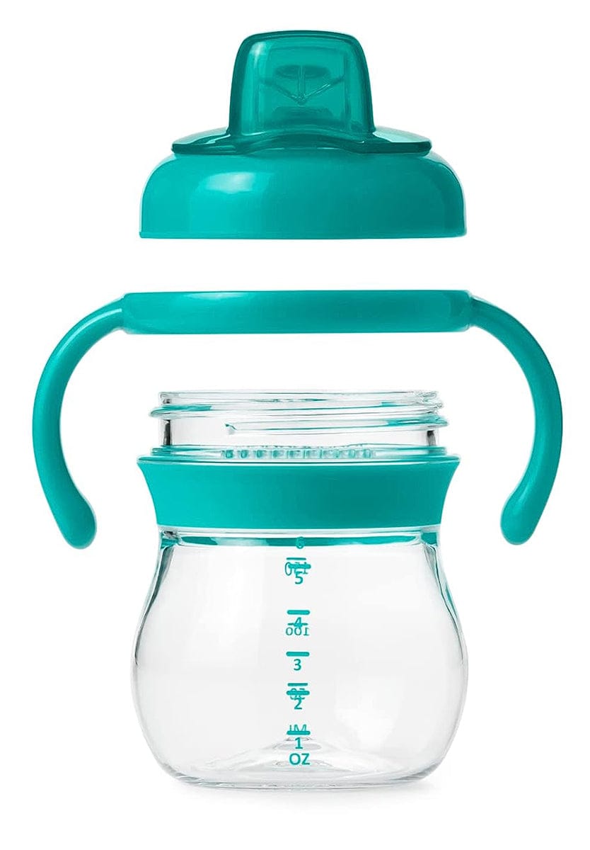 OXO Tot Transitions Soft Spout Sippy Cup with Handles, 6 oz - Teal - 61127500