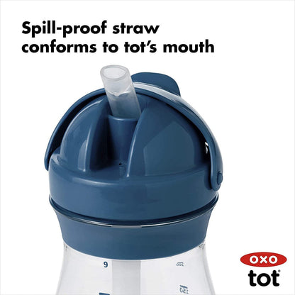 OXO Tot Transitions Straw Cup, 9 oz - Navy - 61134100