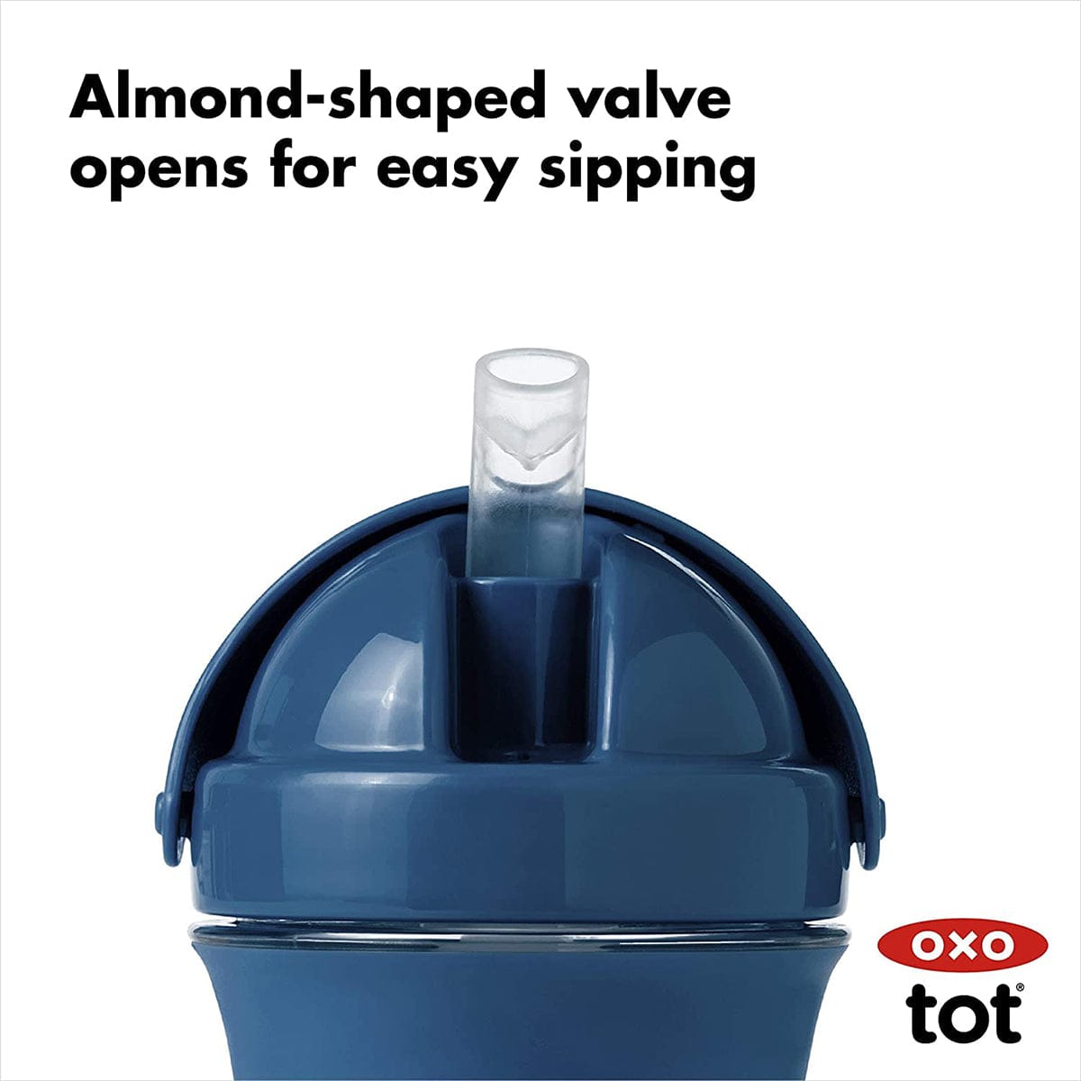 OXO Tot Transitions Straw Cup, 9 oz - Navy - 61134100