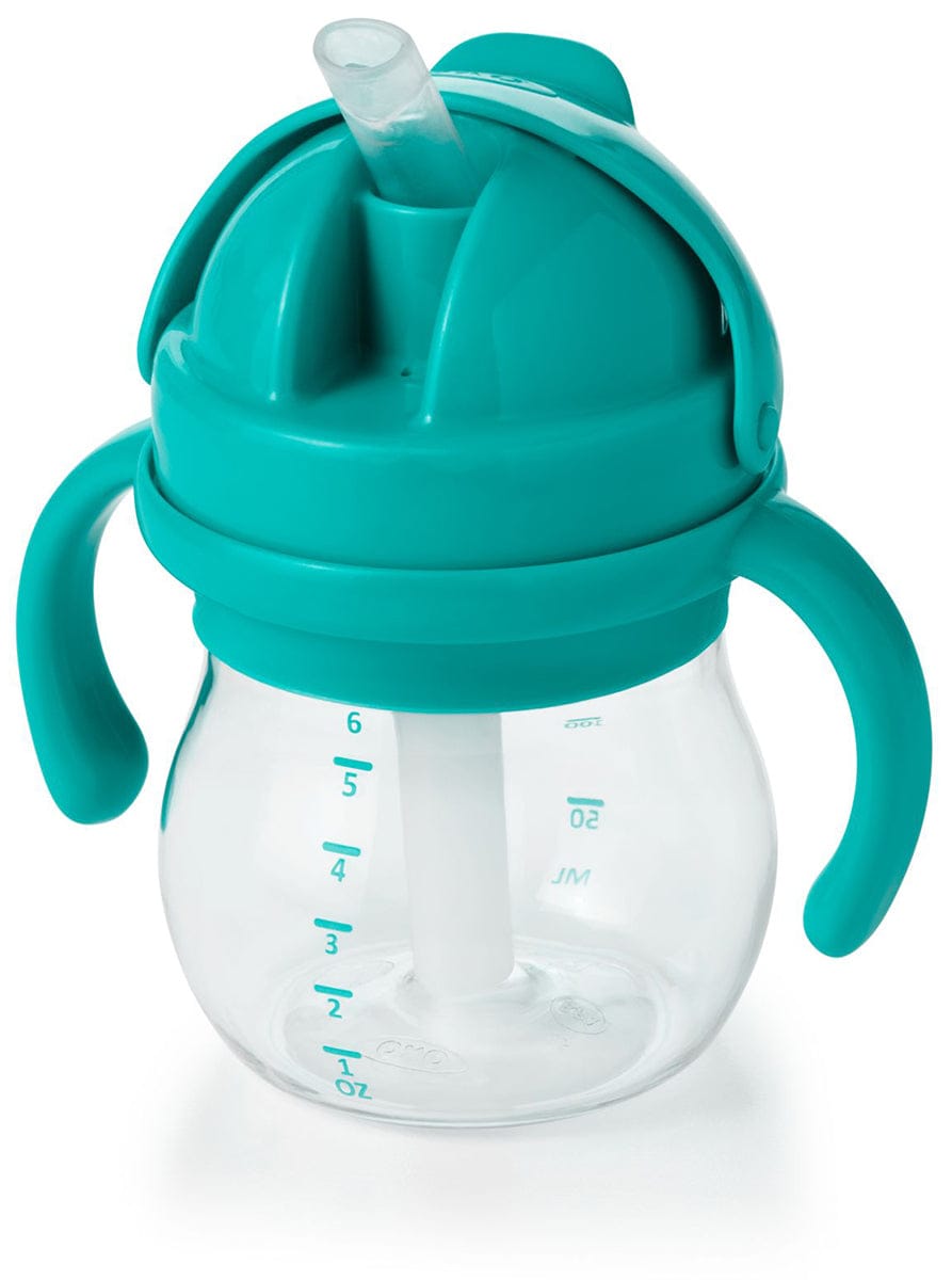 OXO Tot Transitions Straw Cup with Handles, 6 oz - Teal