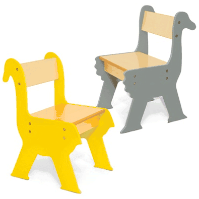 P'kolino Duck & Ostrich Chair Set - PKFFANCH