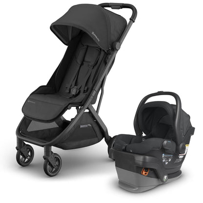 UPPAbaby Minu V3 Compact Stroller + Mesa V2 Travel System Bundle - Jake / Jake