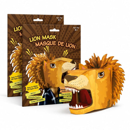 3D Paper Mask - Lion Mask
