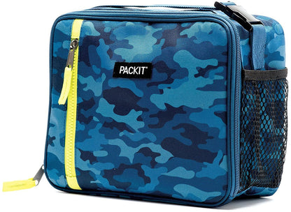 PackIt Freezable Classic Lunchbox - Blue Camo - PKT-CB-BCM
