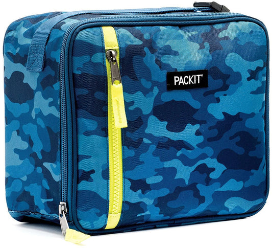 PackIt Freezable Classic Lunchbox - Blue Camo - PKT-CB-BCM