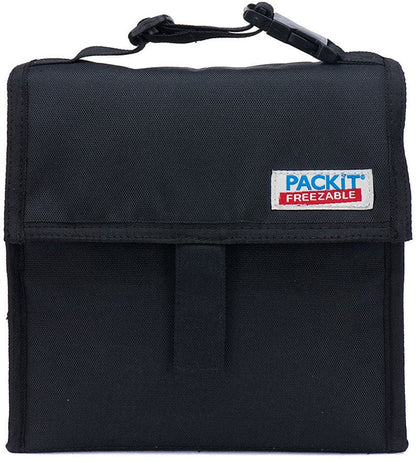 PackIt Freezable Mini Lunch Bag - Black - PKT-MC-BLA
