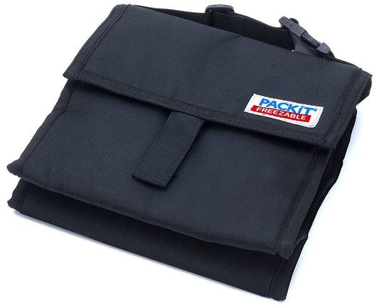 PackIt Freezable Mini Lunch Bag - Black - PKT-MC-BLA