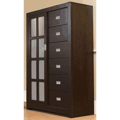 Pali Imperia 2 Piece Nursery Set in Mocacchino - Forever Crib & Armoire - 499-407MOCA