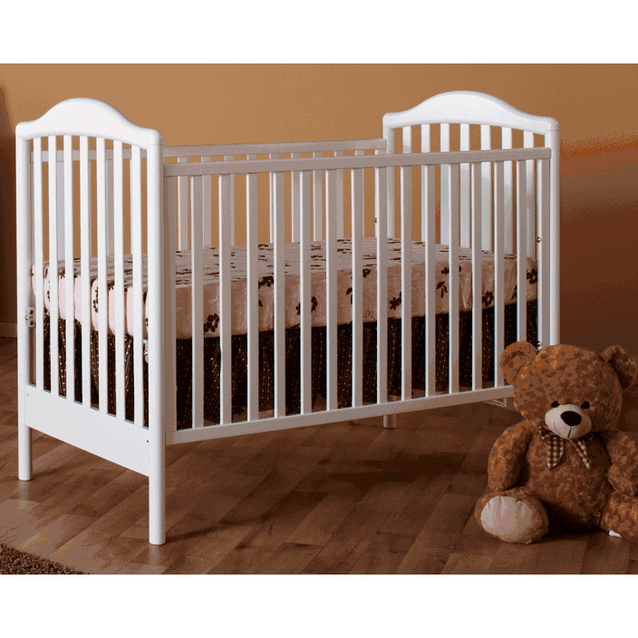 Pali Norma Crib in White - 3100-WHITE