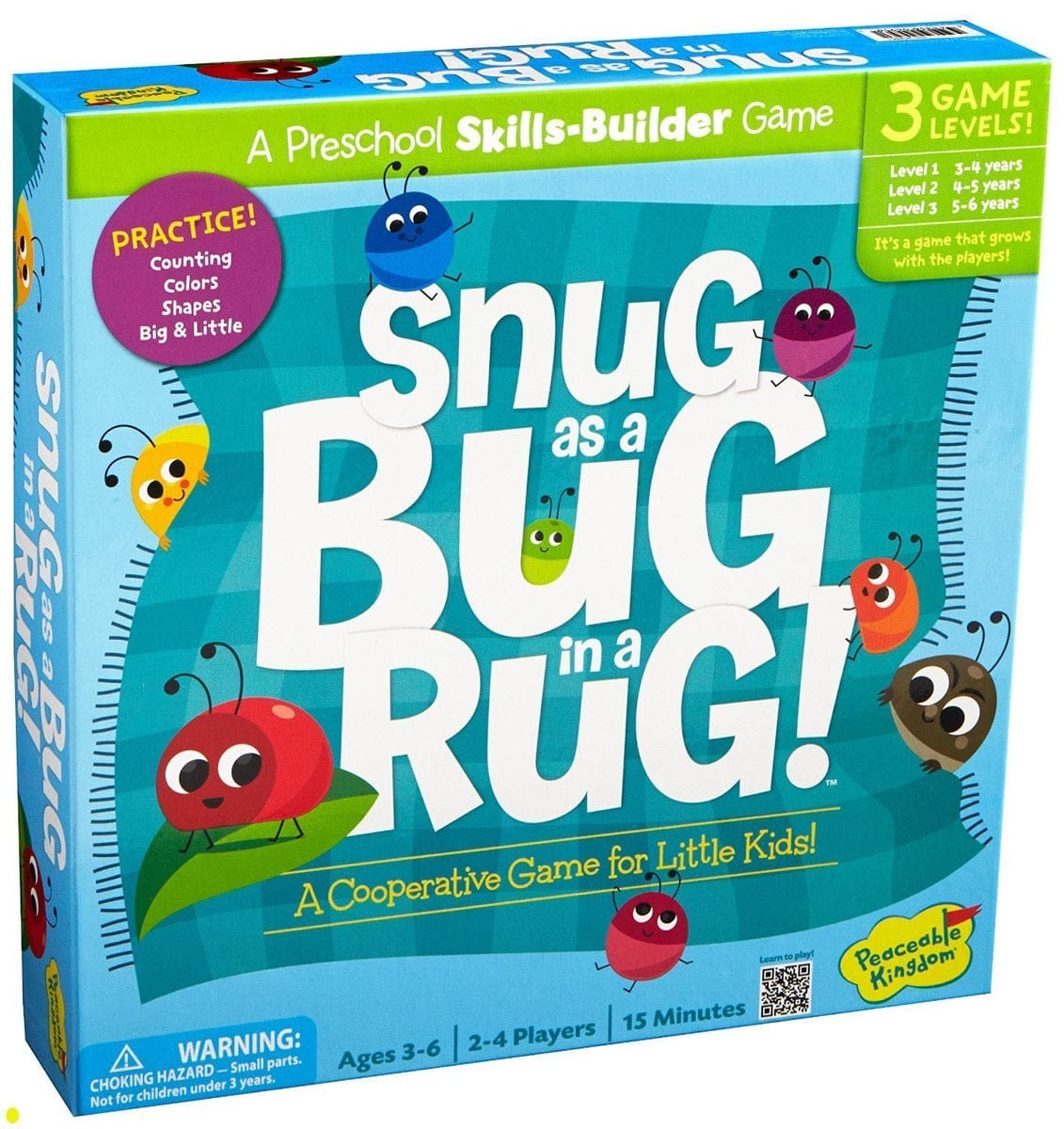 Peaceable Kingdom Snug as a Bug in a Rug Matching Game - GMK1